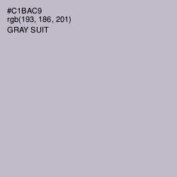 #C1BAC9 - Gray Suit Color Image